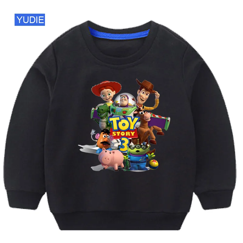 Свитер для малышей; пуловер с длинными рукавами для маленьких девочек и мальчиков; футболка с рисунком животных из мультфильма; модная повседневная осенняя одежда - Цвет: Long Sleeve Pullover