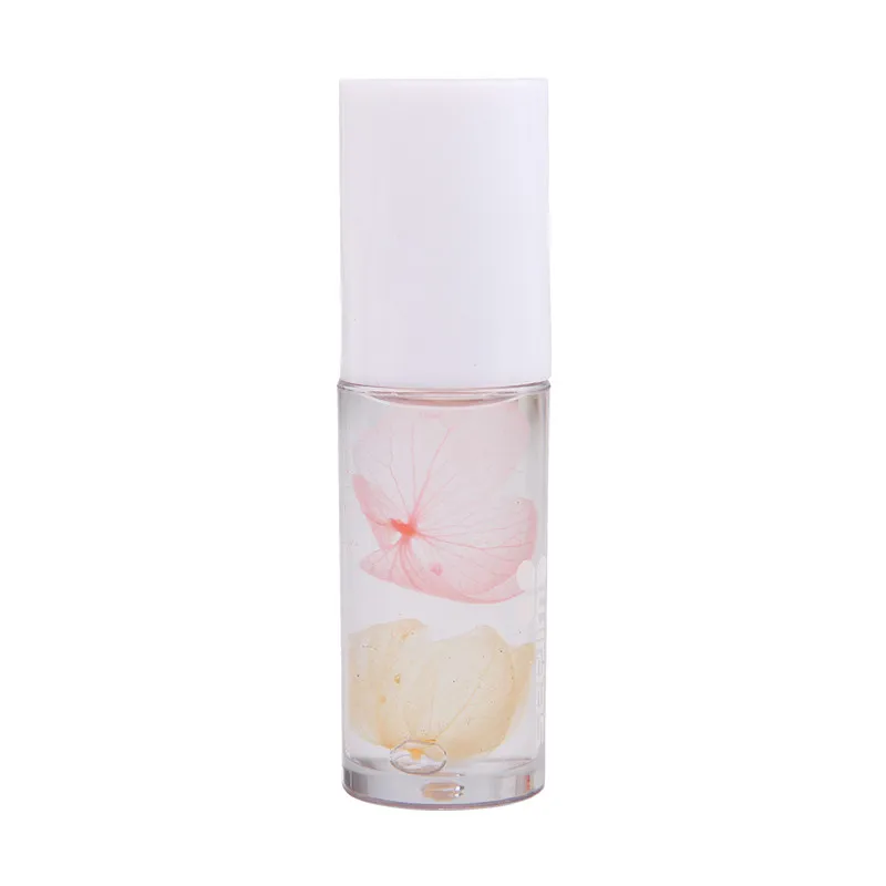 Блестящий кристальный блеск для губ питательные сухие цветы прозрачное масло для губ натуральное длительное средство для ухода за губами Макияж для губ