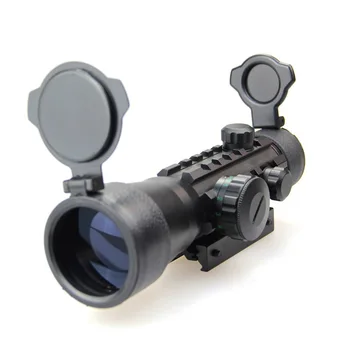 

2020 Hot Waterproof Anti-shock Red Dot Holographic Double Fishbone Scope Water Bomb Toy Gun 2x42 Accessories