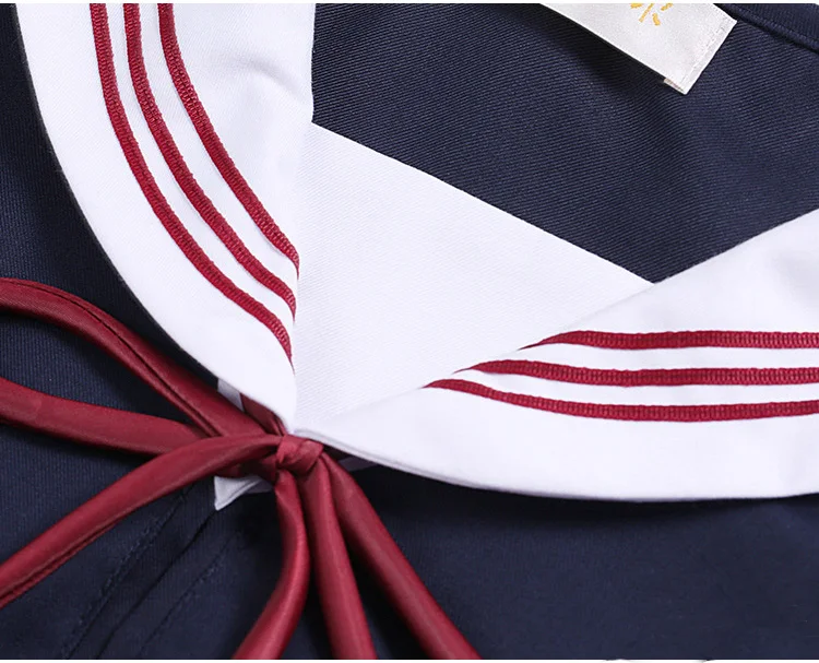 Black School Dresses Jk Uniforms Sailor Suit Anime Japanese School Uniform For Girls High School Students Pleated Skirt With Bow