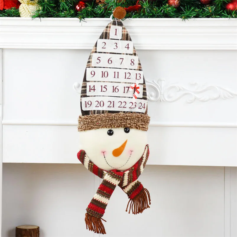 Christmas Decorations for Home Advent Calendar Xmas Ornaments Birthday Calendar New Year Countdown Calendars Kalendarz Adwentowy