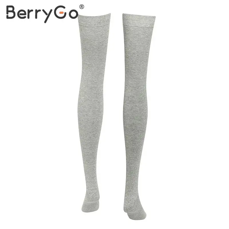 BerryGo, повседневные, зимние, женские, высокая талия, женский свитер, чулки, хлопок, мягкие, Ретро стиль, сплошная шикарная, вязаные чулки