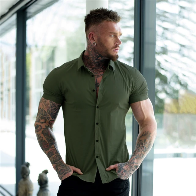 men's shirts that make you look muscular