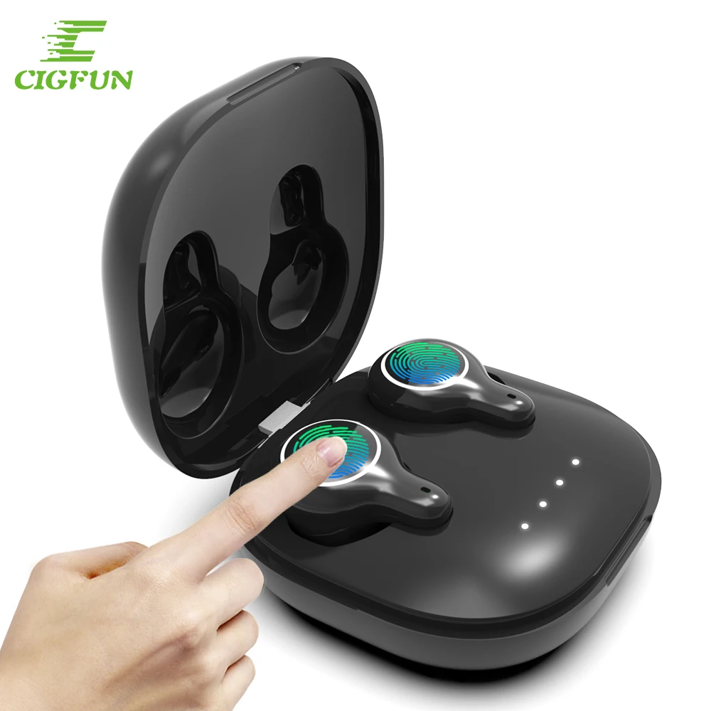 Cigfun X Buds Wireless Earbuds TWS Bluetooth 5 0 Earphones 6D Stereo Touch Handsfree Headset with Mic for iphone Huawei Phone