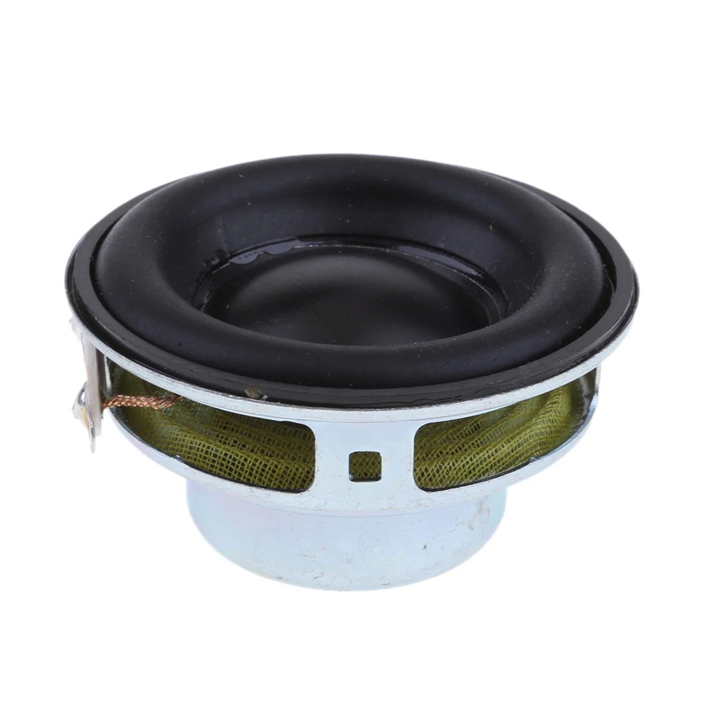 2 шт Профессиональные 40 мм 4Ohm 5 Вт полный диапазон аудио колонки Hi-Fi стерео звук резиновый край+ PU край Hi-Fi стерео звук