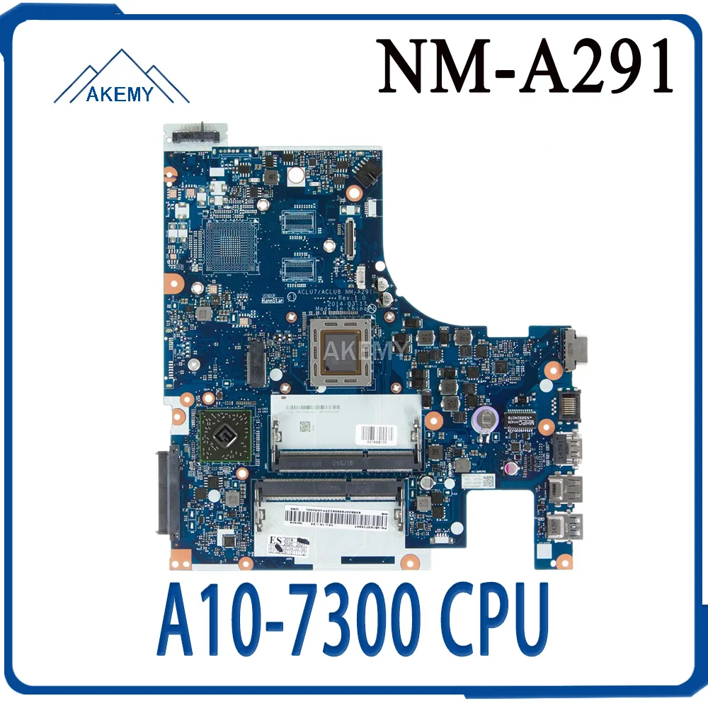 ACLU7 / ACLU8 NM-A291 For Lenovo Z50-75 G50-75M notebook motherboard CPU A10-7300 DDR3 100% test work | Компьютеры и офис
