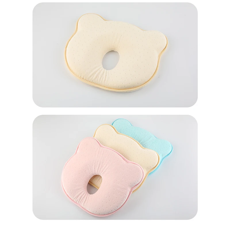 Soft Infant Newborn Baby Pillow Anti Flat Head with Animal Shape sleeping Support Pillows Baby Pillows Breathable   YKX005