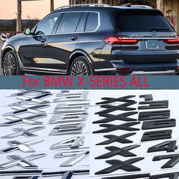 

3D Logo Sticker For BMW GT X3 E83 F25 X4 F26 X5 E53 E70 F15 X1 E84 F48 X2 F39 X6 E71 F16 X7 G07 Z4 E85 E89 Car Trunk Badge Words