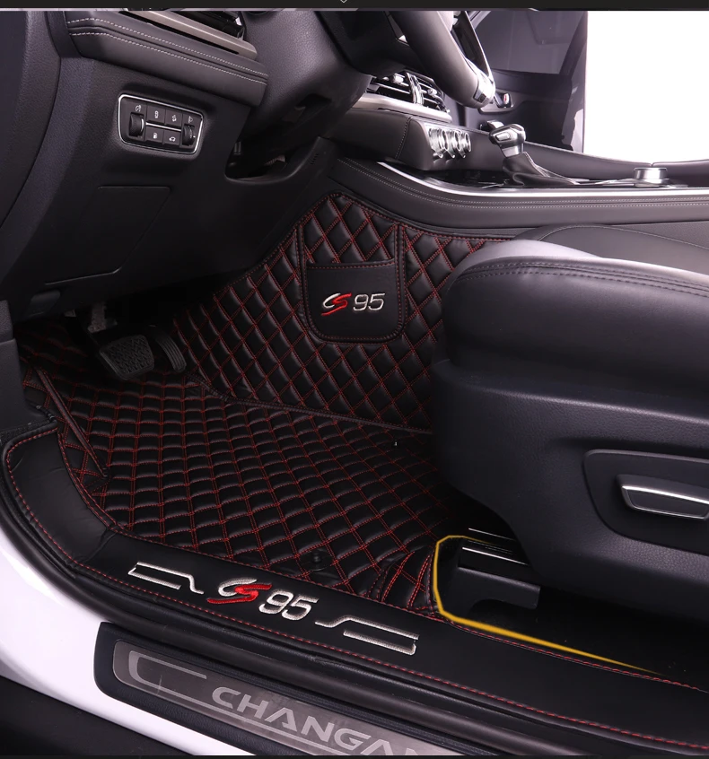 Для changan cs95 кожаные автомобильные коврики ковер аксессуары для интерьера авто коврик для ног