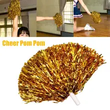 

12Pcs/Set Dance Pom Pom Glitter Wide Application Plastic Team Spirit Cheerlead Ball for Sports