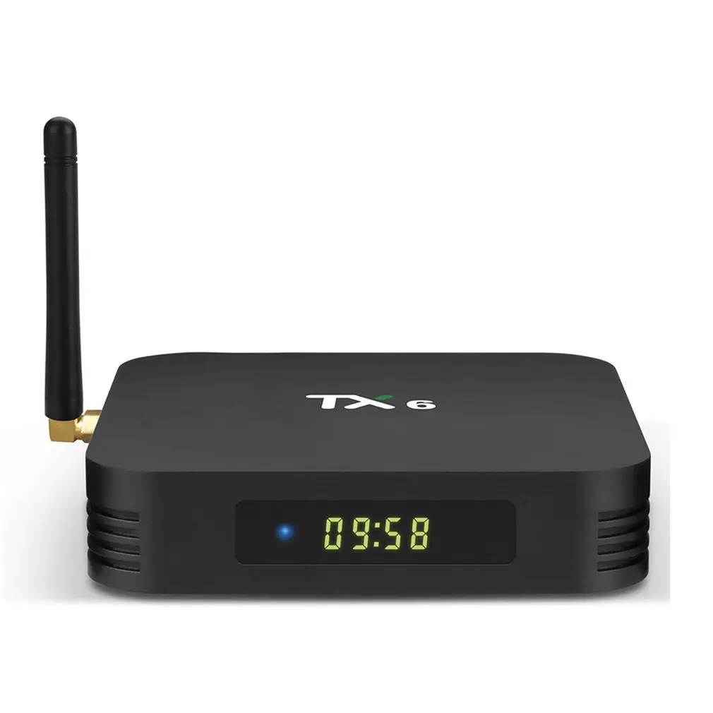 TX6 Android 9,0 Смарт ТВ приставка Allwinner H6 четырехъядерный Поддержка 2,4G беспроводной wifi 4G 32G телеприставка медиаплеер