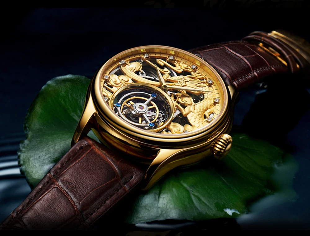 GUANQIN,,, Tourbillon, механические, с ручным заводом, мужские часы, Лидирующий бренд, роскошные, водонепроницаемые, сапфировые, Relogio Masculino