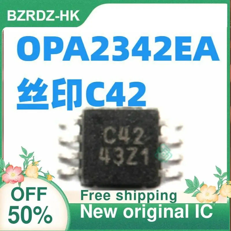 

1-20PCS OPA2342EA/2K5 MSOP8 C42 New original IC