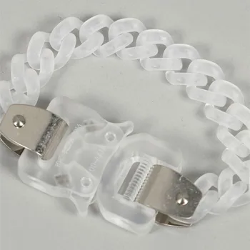 

PC 1017 ALYX 9SM Bracelet Accessories Men Women High Street ALYX Chain Necklac ALYX Bracelet Belts
