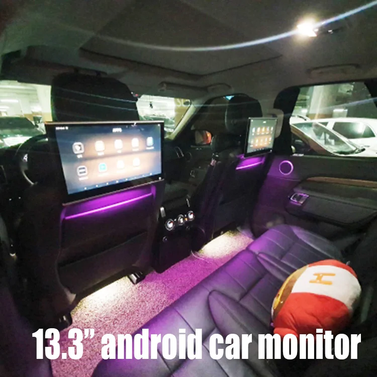 13 3 дюймовый Android 2 ГБ + 16 Гб автомобильный монитор на подголовник 4K 1080P сенсорный