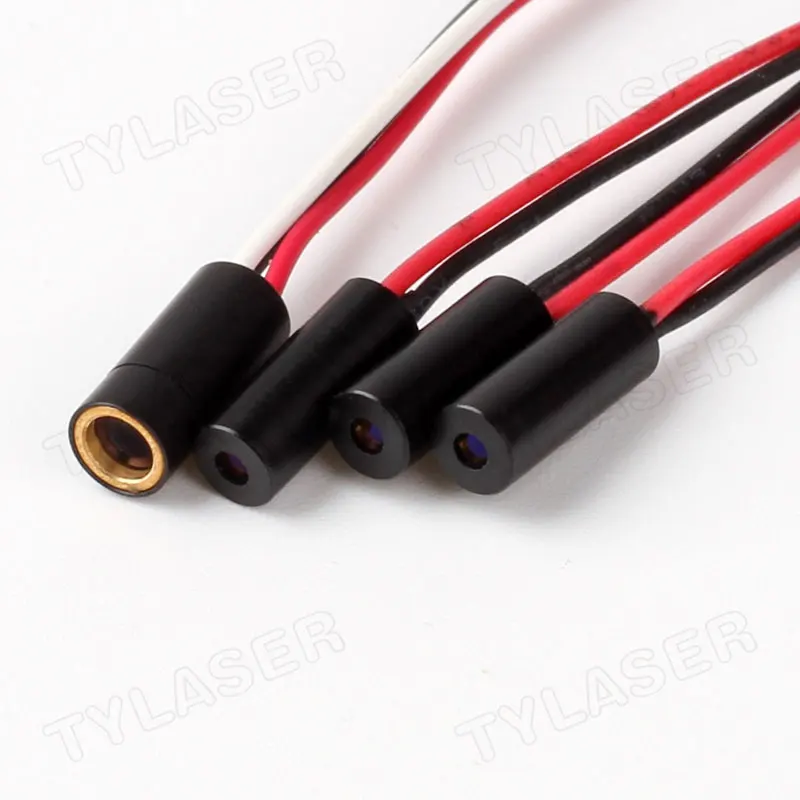 D5x12mm 520nm 0.5mW 1mW 5mW Red Dot Laser Module Industrial Grade APC Driver out of PCB