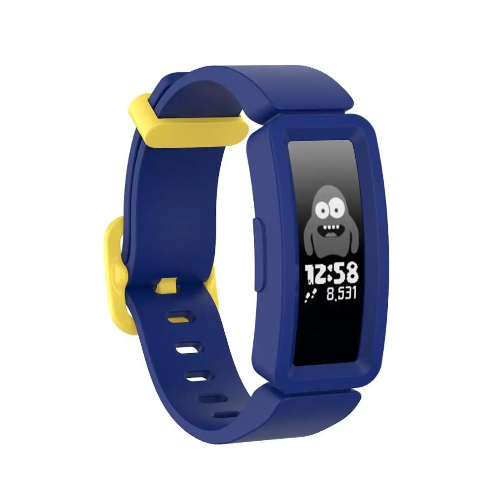 Fitbit Ace 2 아이 스마트 워치 밴드에 대 한 FIFATA 손목 스트랩 Fitbit 인스파이어 HR 교체 팔찌에 대 한 부드러운 실리콘 스트랩
