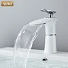 XOXO Basin Faucet Cold and Hot Water Waterfall Bathroom Faucet Single handle Basin Mixer Tap Deck Mount Torneira 23035 ► Photo 3/6