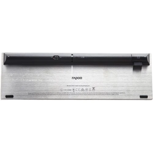Клавиатура Rapoo E2710 черный/черный USB беспроводная slim Multimedia