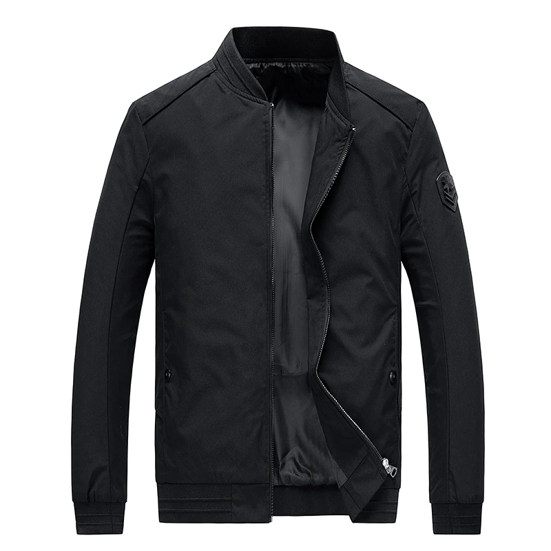 

Plus Size 5XL Coats zipper Coats Outerwear Homme Men 2019 Autumn Casual Jacket Coat Male Slim Pattern Fashion Warm Jackets