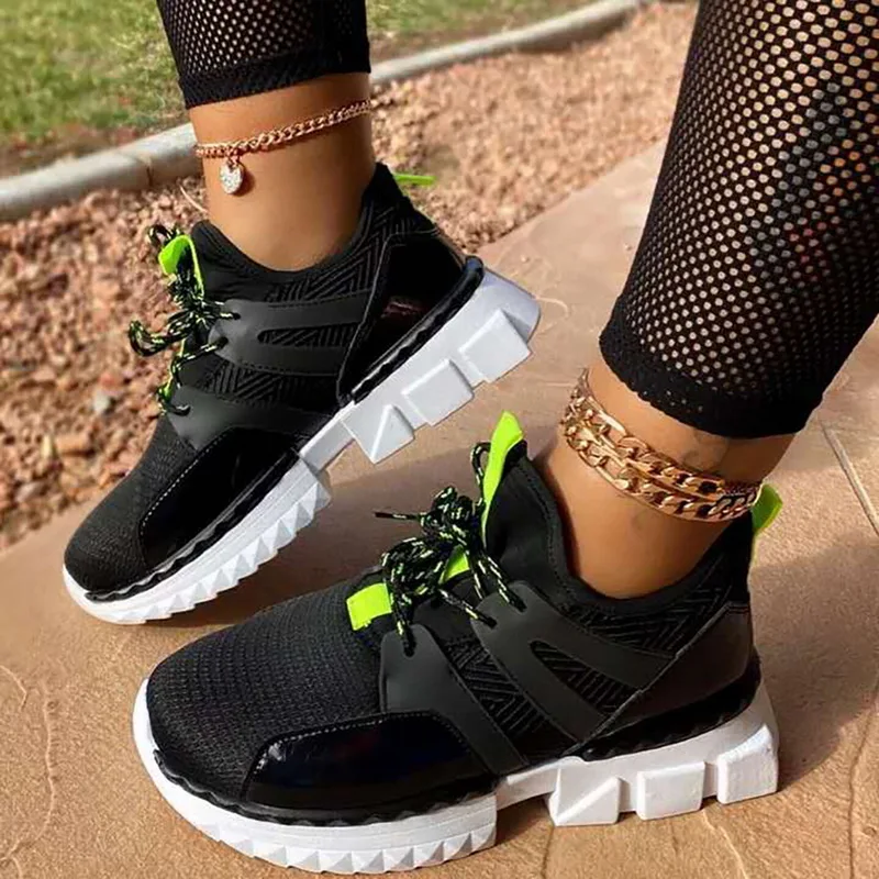 comfortable platform sneakers
