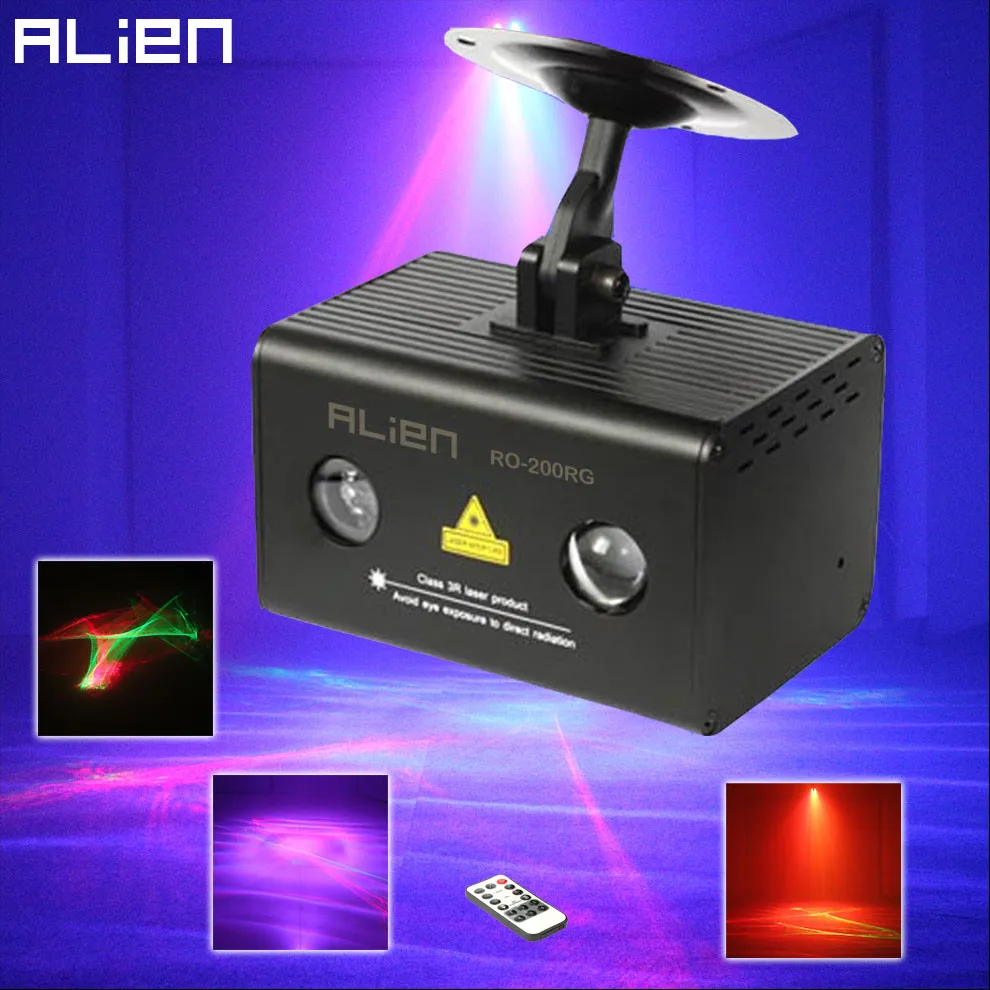 Alien Remote Rg Aurora Laser Light Projector Stage Lighting Effect Rgb