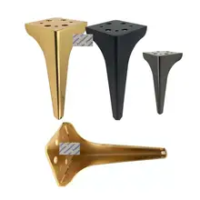 2 шт./лот, матовое ружье, Черное золото, сталь, H195mm, мебель для телевизора, гостиной, ванной, кухонного шкафа, шкафа, сиденья, дивана, ног