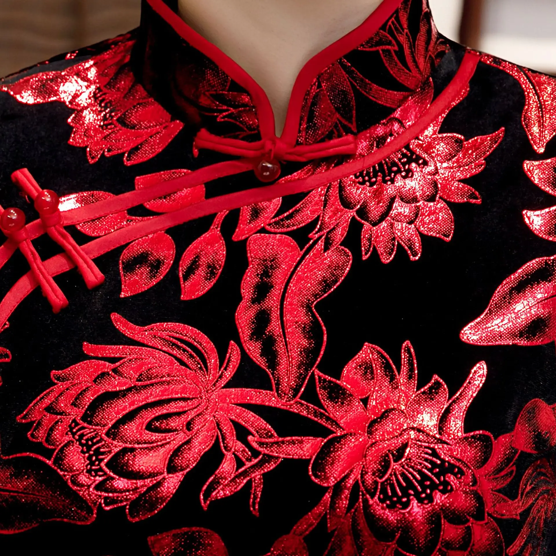 Китайское платье размера плюс 5XL классическое женское Cheongsam восточные платья