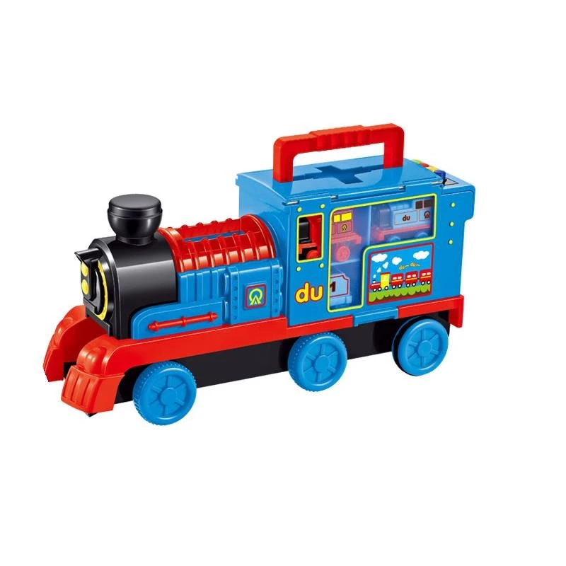 

legao thomas toy car children's train gift large storage train set magnetic mini train male music sound luminous early education