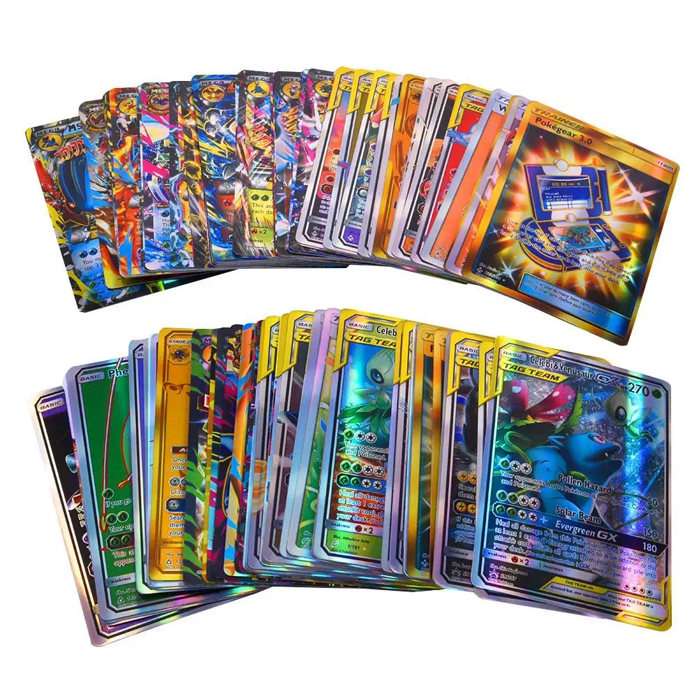 Pokemon Team Up игровая карта Покемон английская флеш-карта Боевая карта детская игра карты английские флеш-карты развивающие игрушки