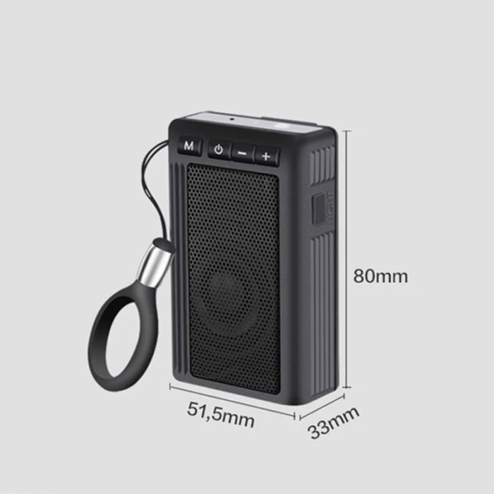 Портативный фонарик Bluetooth динамик водонепроницаемый поддержка tf-карты для наружных прогулочные, скальные ING-SHIPPING
