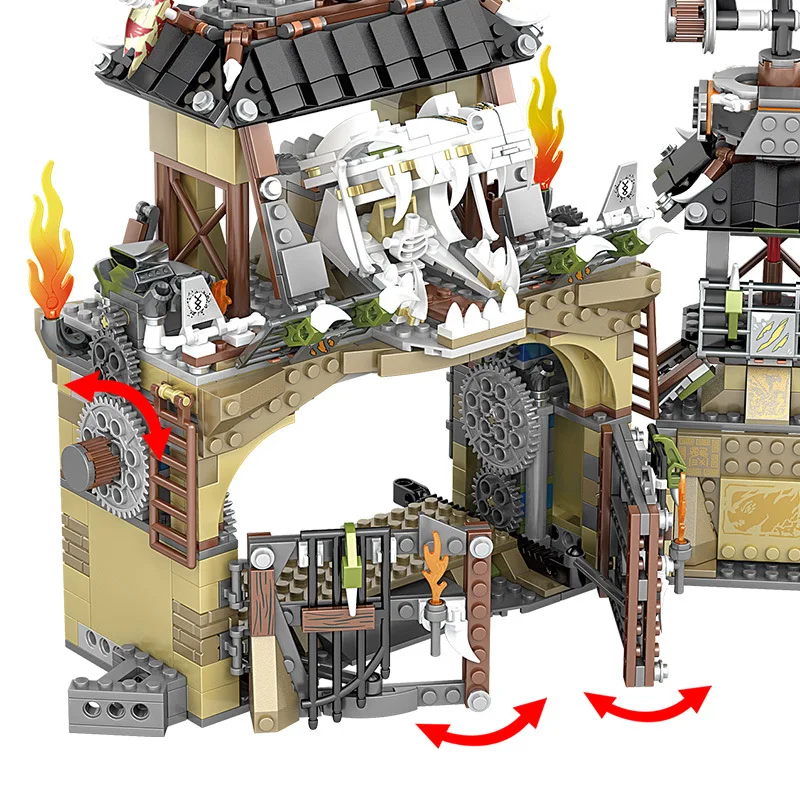 

New Style Ninja Inserted Building Blocks 10940 Capture Drogon Tribe Stronghold DIY Self-Loading Toy EBay
