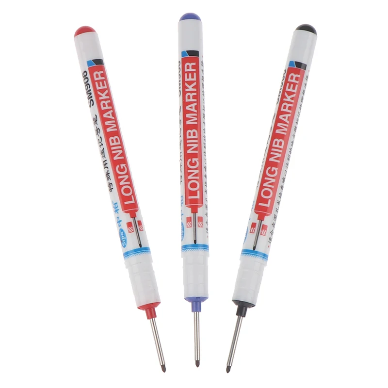 High Quality Long Head Markers Woodworking Decoration Multi-purpose Deep Hole Marker Pens Tool | Инструменты