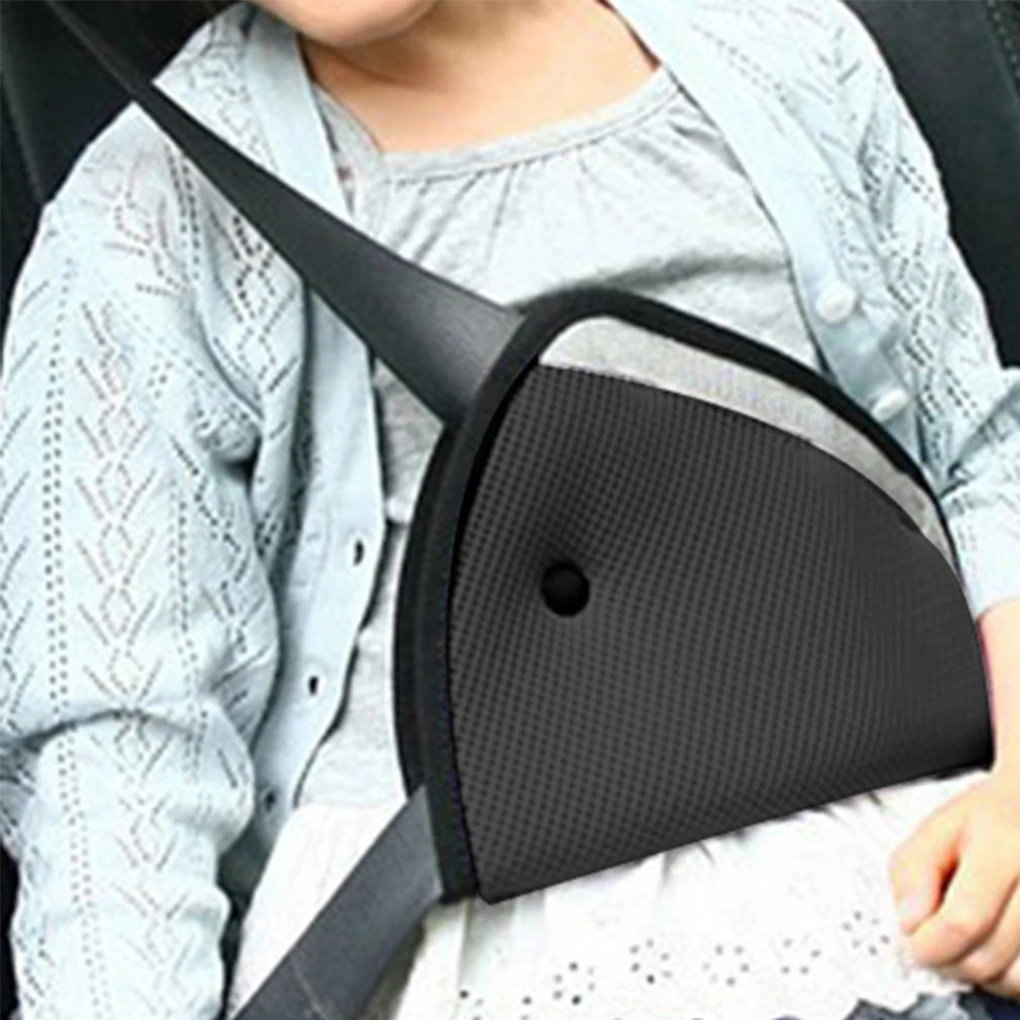 Треугольный детский чехол для автомобиля, защитный ремень, детское устройство, автоматический регулятор безопасности, дышащий позиционер, подходит для ремня безопасности на шею