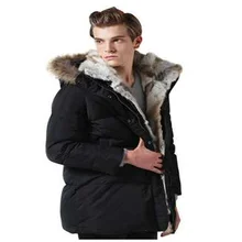 Мужской и wo мужской пуховик для отдыха, высокое качество, толстая теплая парка с меховым капюшоном, брендовая, большой размер, желтый, черный, белый