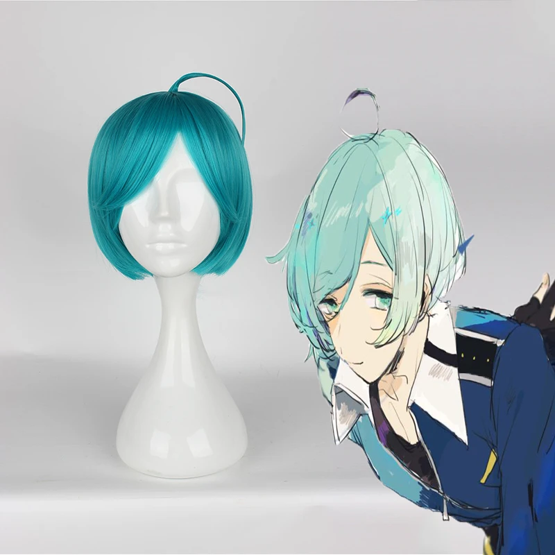 Anime Ensemble Stars Cosplay Wig Shinkai Kanata Ahoge Wigs Heat Resistant Synthetic Halloween Carnival The Animation | Тематическая