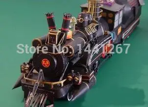 Movie Back To the Future Dr Barlett Train Sets Classic 3D Paper Model Railroader Paper Crafts Models Toys Children 3d paper model paper jigsaw puzzle