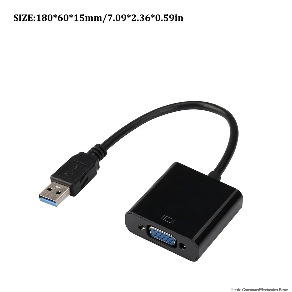 USB к VGA адаптер USB 2,0/3,0 к VGA внешняя видео карта мульти дисплей конвертер для настольного ноутбука ПК Монитор Проектор