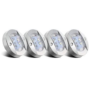 

Boat Light LED, 12V LED Boat Interior Light for Boat Deck LED Transom Mount Light Perfect for Night Fishing (4Pcs)