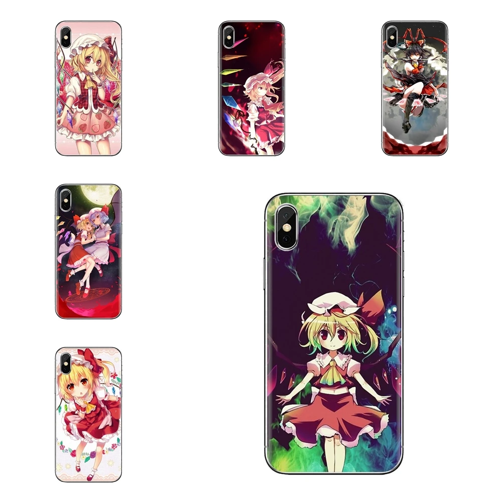 Аниме touhou scarlet eyes для iPod Touch Apple iPhone 4 4s 5 5S SE 5C 6 6S 7 8 X XR XS Plus MAX мягкие прозрачные чехлы