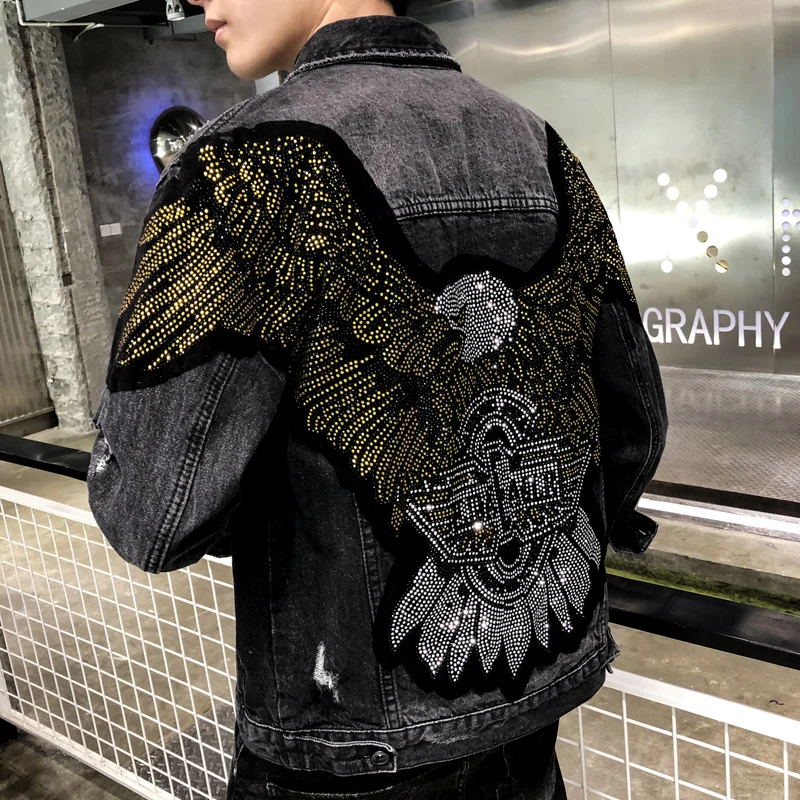 Spring Autumn Men's Denim Jacket Brand 