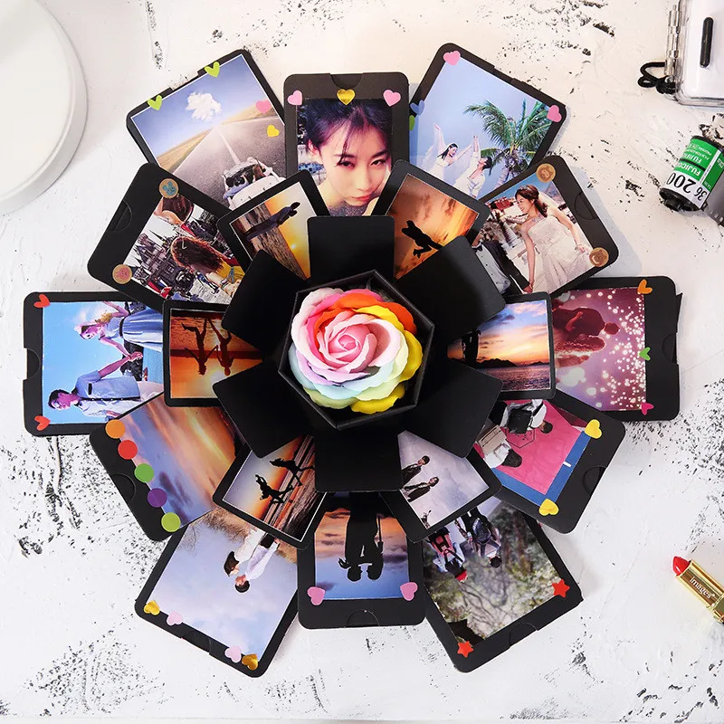 Hexagon Explosion фотоальбом DIY Скрапбукинг детские романтические подарки на день