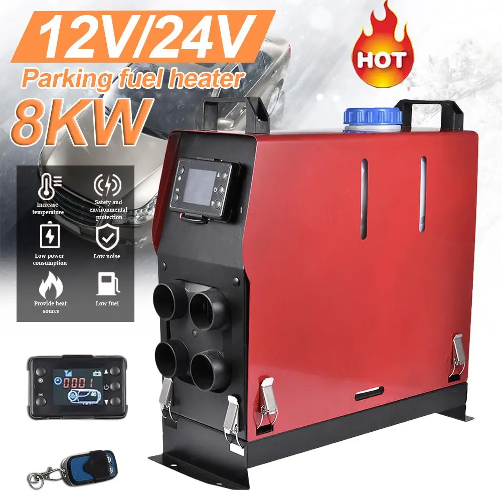 

Car Heater All InDiesels Air Parking Heater 8KW 12V 24V Four Hole Car Heater Trucks Motor Trailer Car Heating