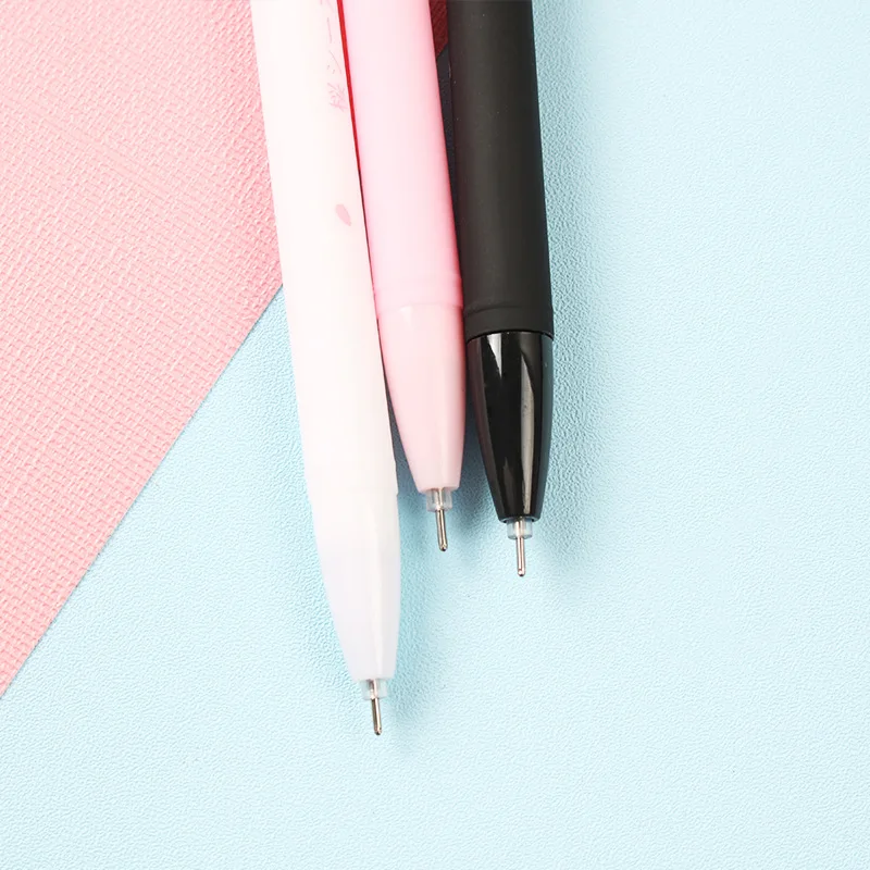 Gel pen 0.38mm sweet kawaii cherry blossom gel ink pen for business signature school office