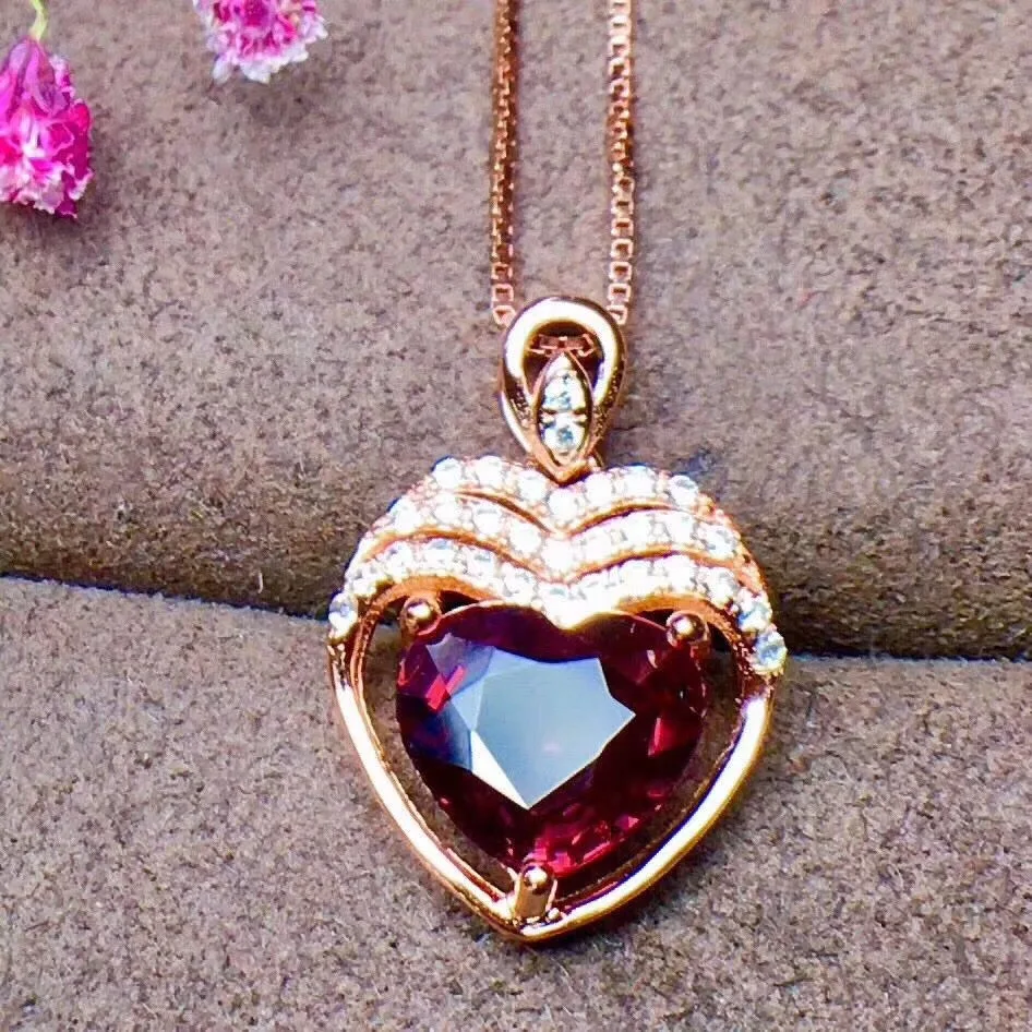 Natural Garnet Pendant (5)