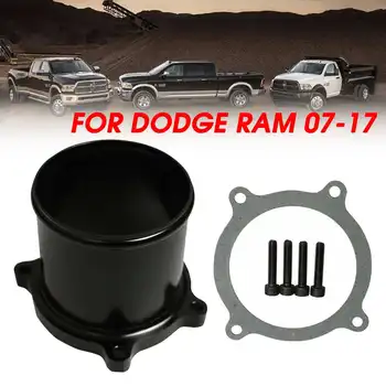 

Autoleader BLACK Throttle Body Valve Delete Kit 90mm Throttle Body Assembly Fit For Dodge Ram 07-17 6.7L L6 Cummins Diesel Turbo