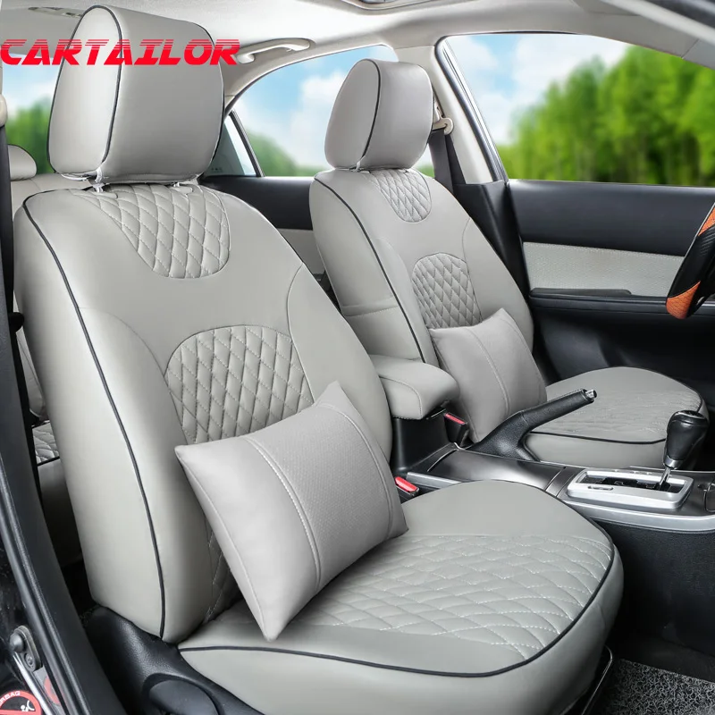 CARTAILOR Cover Seats fit for Infiniti q50 q50l Interior Accessories PU Leather Car Seat Set Styling Protection | Автомобили и