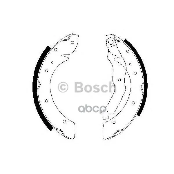 Колодки Тормозные Барабанные Bosch арт. 0986487528