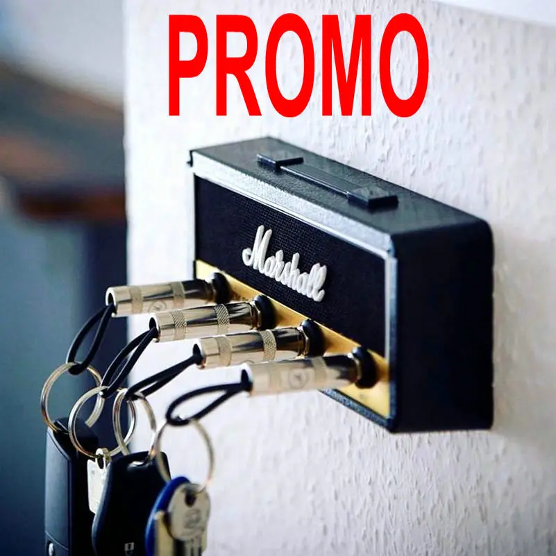 Key Storage Marshall Guitar Keychain Holder Jack II Rack 2.0 Electric Key Rack Amp Vintage Amplifier JCM800 Standard Gift