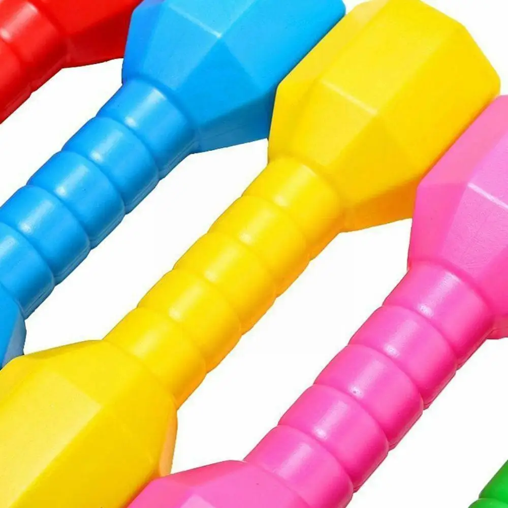 2pcs Children's Fitness Dumbbells Early Education Equipment Exercise Props Kindergarten Dancing Weights PE Home Hand K4E1